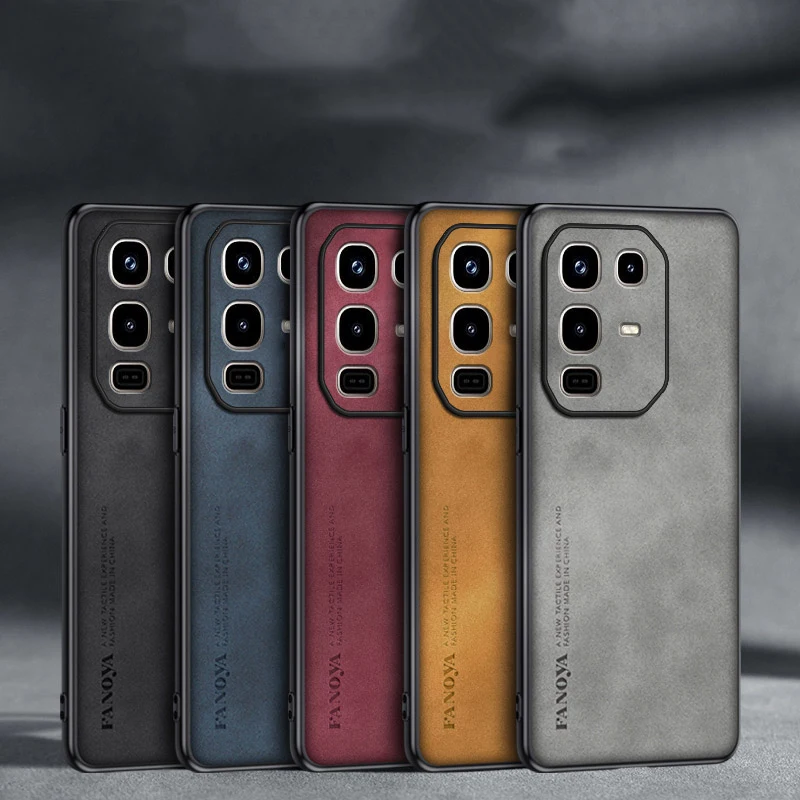 Funda de lujo para teléfono de piel de oveja y cuero PU con silicona para Infinix Note 50 Pro+ Plus 50X 50S Infinix Note 60Pro Bumper Coque.