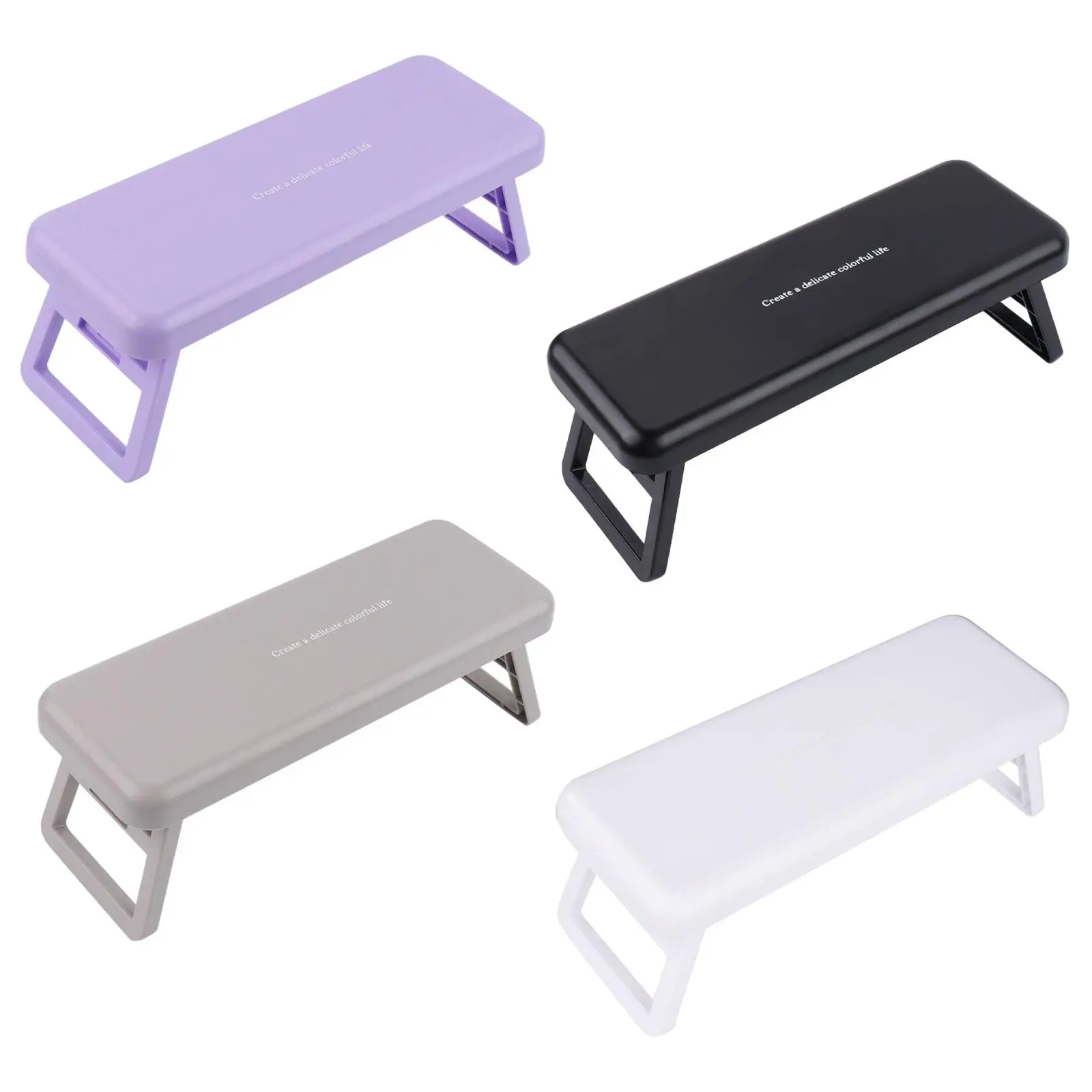 Soporte antideslizante para Reposabrazos de uñas, almohada de manicura plegable para el hogar, bricolaje