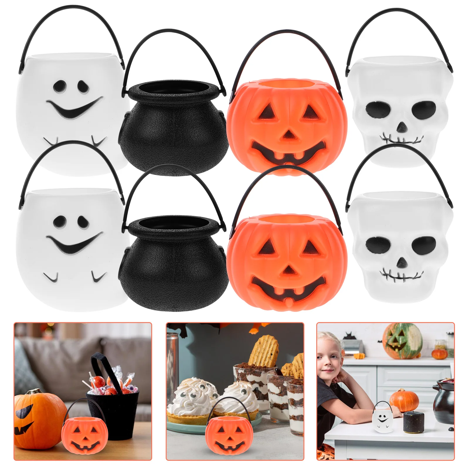 Cabilock-titular doces para o dia das bruxas, 12pcs, caixa de doces, truque, doces, favores do partido