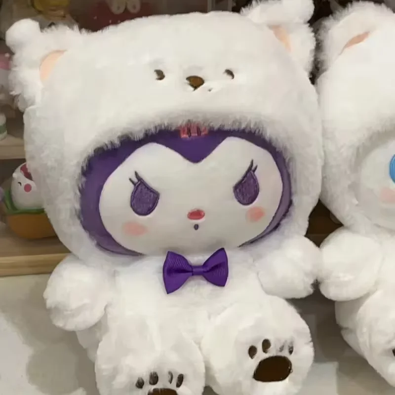 Sanrio pluszowa lalka Hello Kitty śliczne pluszowe zabawki Cos Bear Kuromi Cinnamonroll Pochacco zabawki dla dzieci urodziny prezent na boże narodzenie