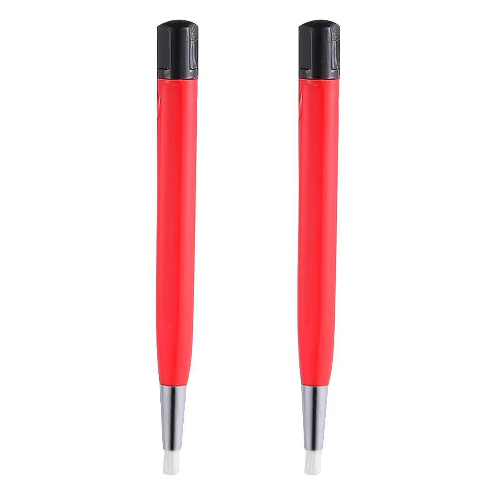 2Pcs Drill Sweeping Pen Clock Sweeping Brush Watch Cleaning Fiberglass Brush Polishing Grinding Jewelry Repair Tool