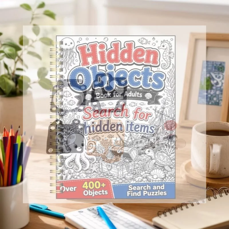 Travel Friendly Puzzle Game Book for Adults Teens Stress Relief Hand Drawn Scene Patterns Fun Leisure Toy for Long Trips
