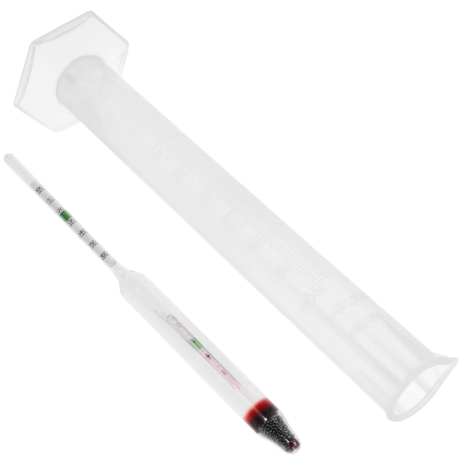 

1Set Hydrometer Aquarium Glass Salt Water Gravimeter Durable Wood Plastic Sea Water Quality Meter Marine Aquaculture