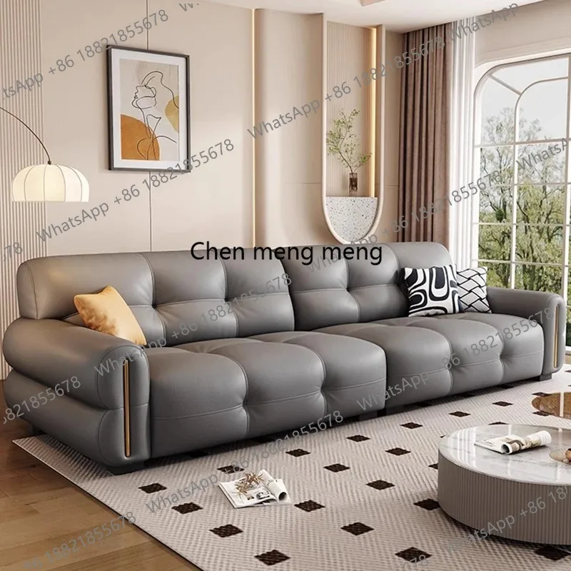 

Floor Luxury Living Room Sofas Modern Lazy Leather Minimalist Room Decor Outdoor Sofa Lounge Nordic Sillon Cama Salon Furniture