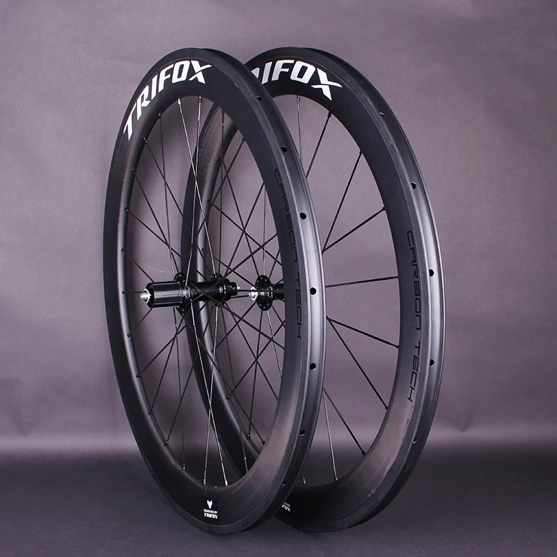 STLF 2021 Trifox Quick Release or Thru Axle 20H 24H Road Bike Racing Bicycle Rimset Wheel