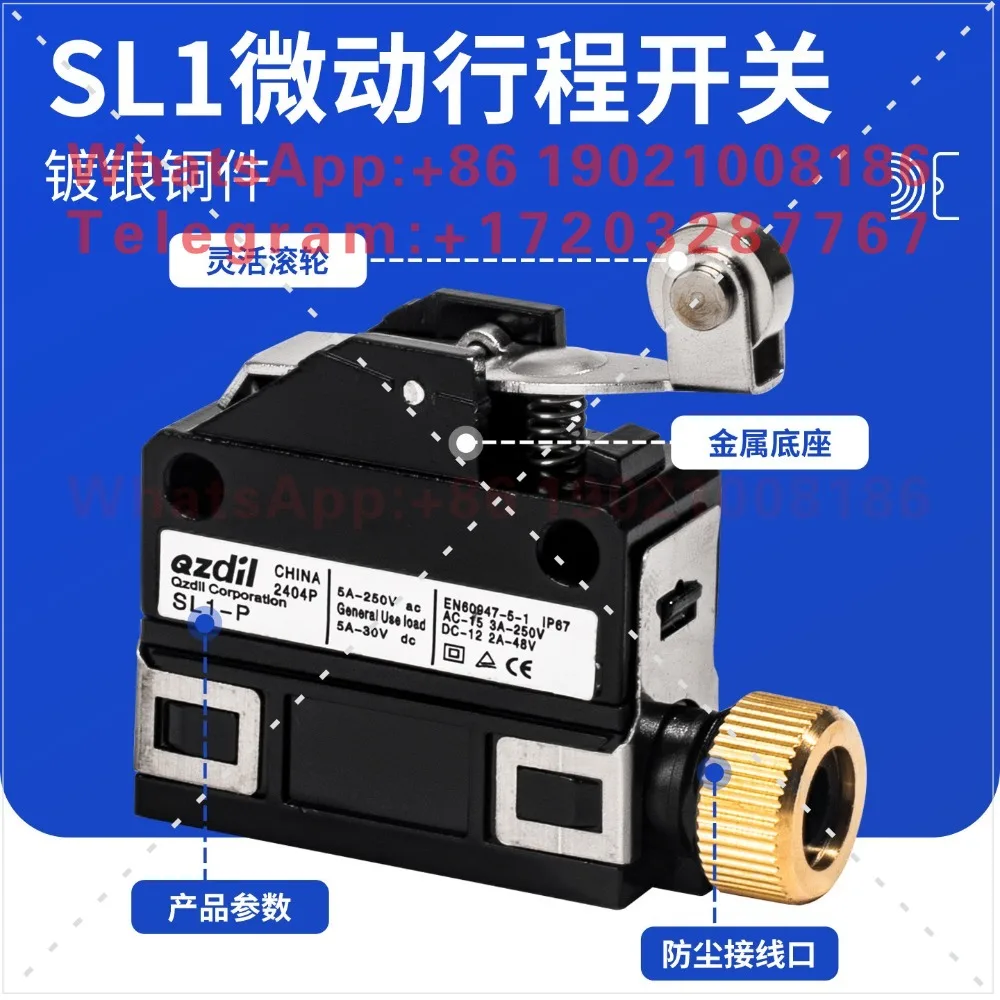 Waterproof Small Touch Stroke Limit Micro Switch SL1-A-B-D SL1-H SL1-P-E005 SL1-K