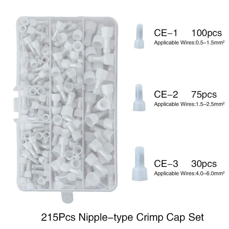 HS-103 Nippel-Crimpzange mit Anschlüssen – 1,0–6,0 mm2 Kit, 2025, neues CE-Ratschen-Werkzeugset für die Automobilelektrik – Detail 9