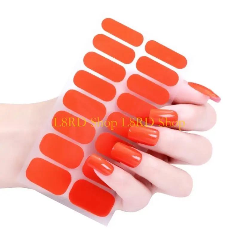 L8rd Selbstkleber Nagellack Streifennagelaufkleber für UV -Lampe SETT