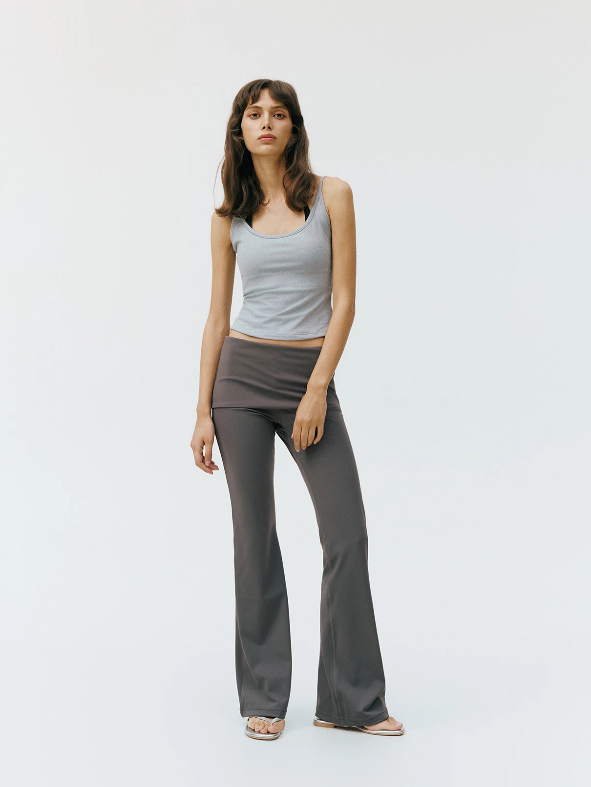 

Antceee Moisture ng Qui Dry Встроенный эластичный спортивный тканевый жилет Slim Fit ort Svel Strap Женская верхняя одежда
