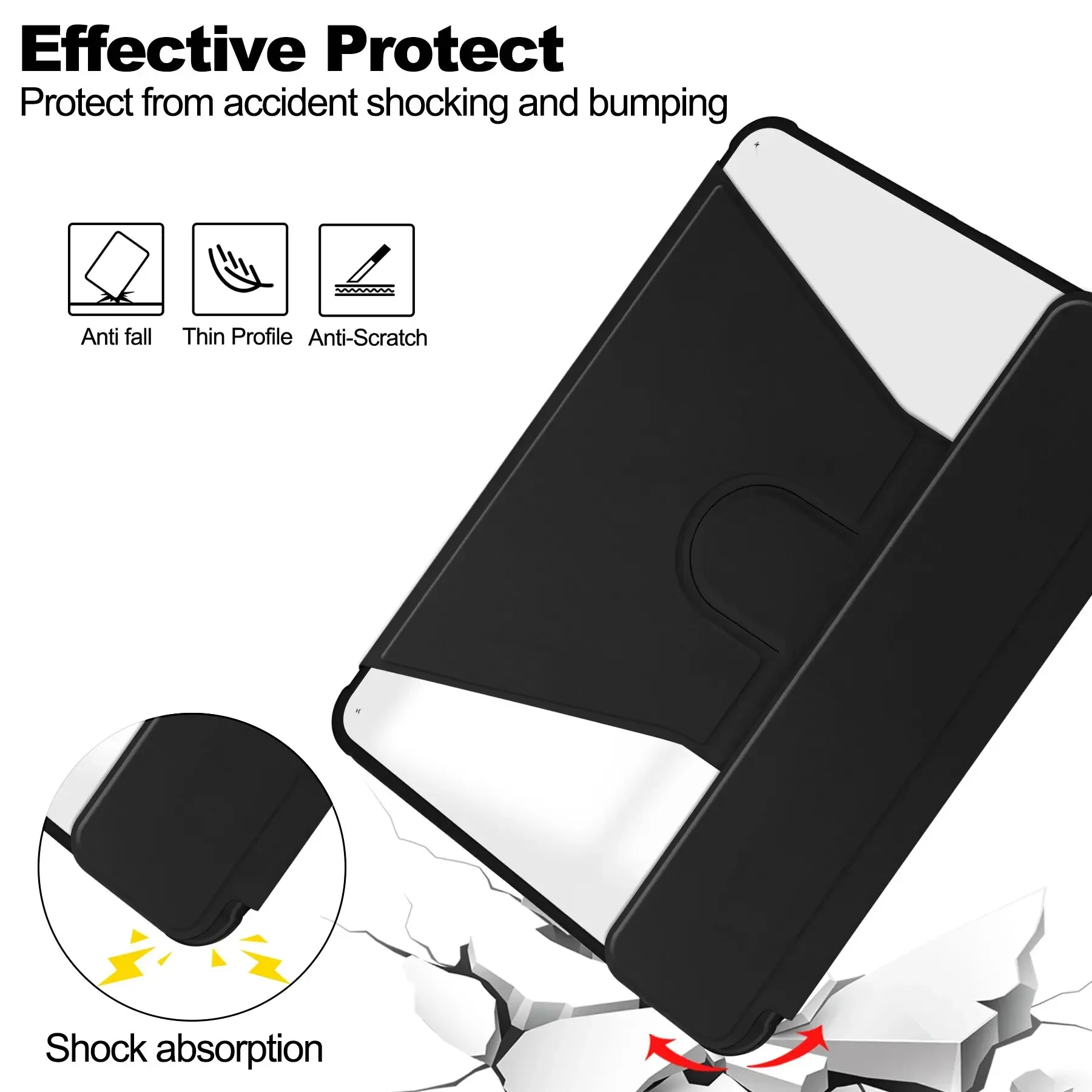 For Lenovo Xiaoxin Pad 2024 TB331FC/ Tab M11 Tablet Case 360 Rotation cover Acrylic stand with Pencil Holder Auto-sleep function