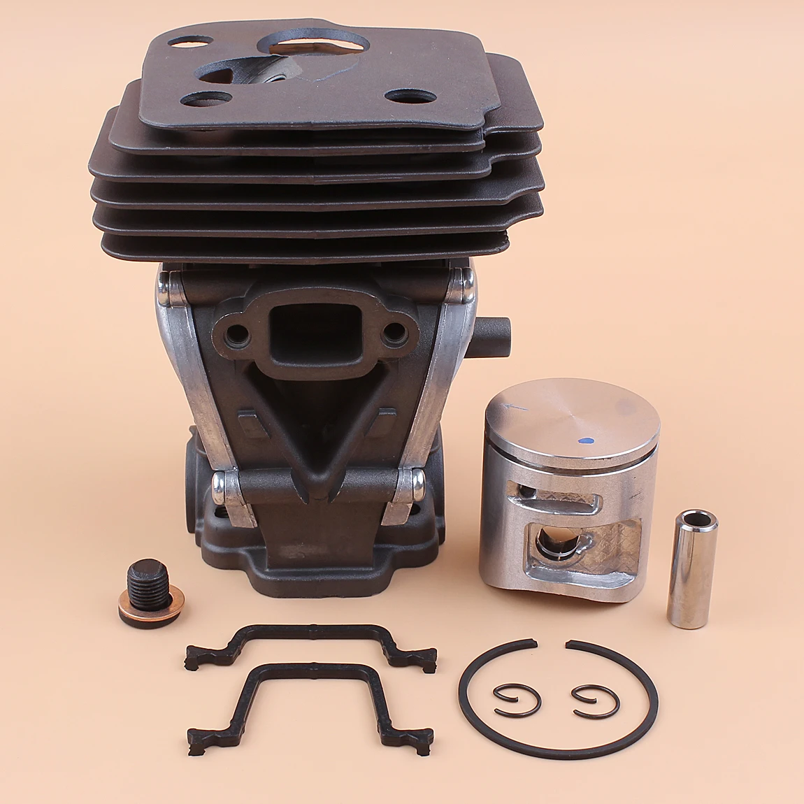 Cilindro Piston Plug Gasket Kit para motosserra, Peças de motor, HUSQVARNA 445 445e 450, 450 Rancher, 445 45cc, 444119902, 444119902, 42mm, Ferramentas de jardim