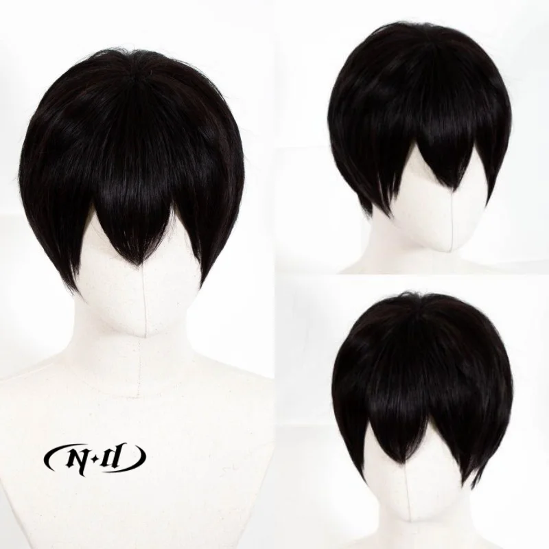 

ND Tobio Kageyama Косплей Парики Шиньон Haikyu Аниме Косплей Парики Волос для Comic Con Coser Костюм Вечеринка Термостойкие