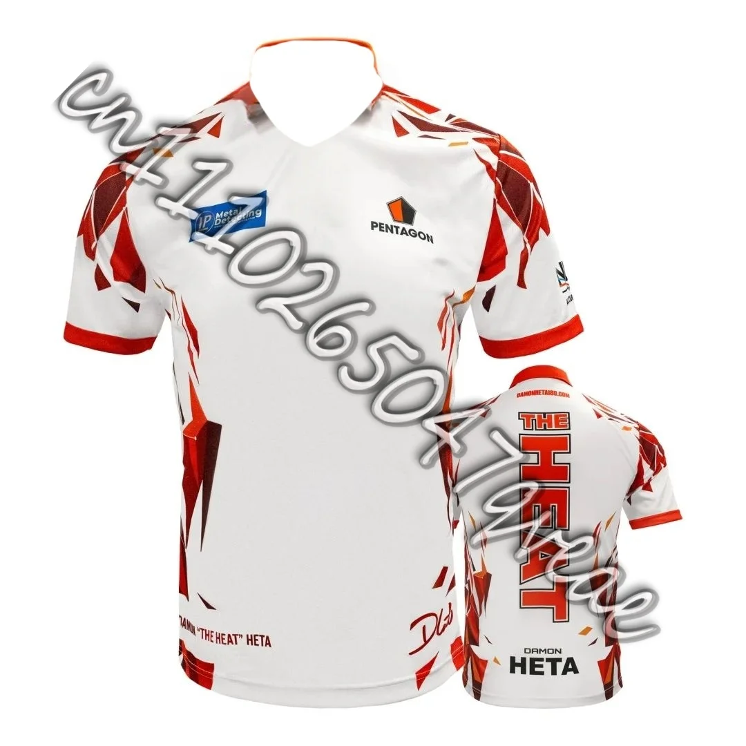 

Футболка для дартс 2026 Damon Heta: быстросохнущая спортивная футболка для мужчин и детей, подарок для любителей дартса