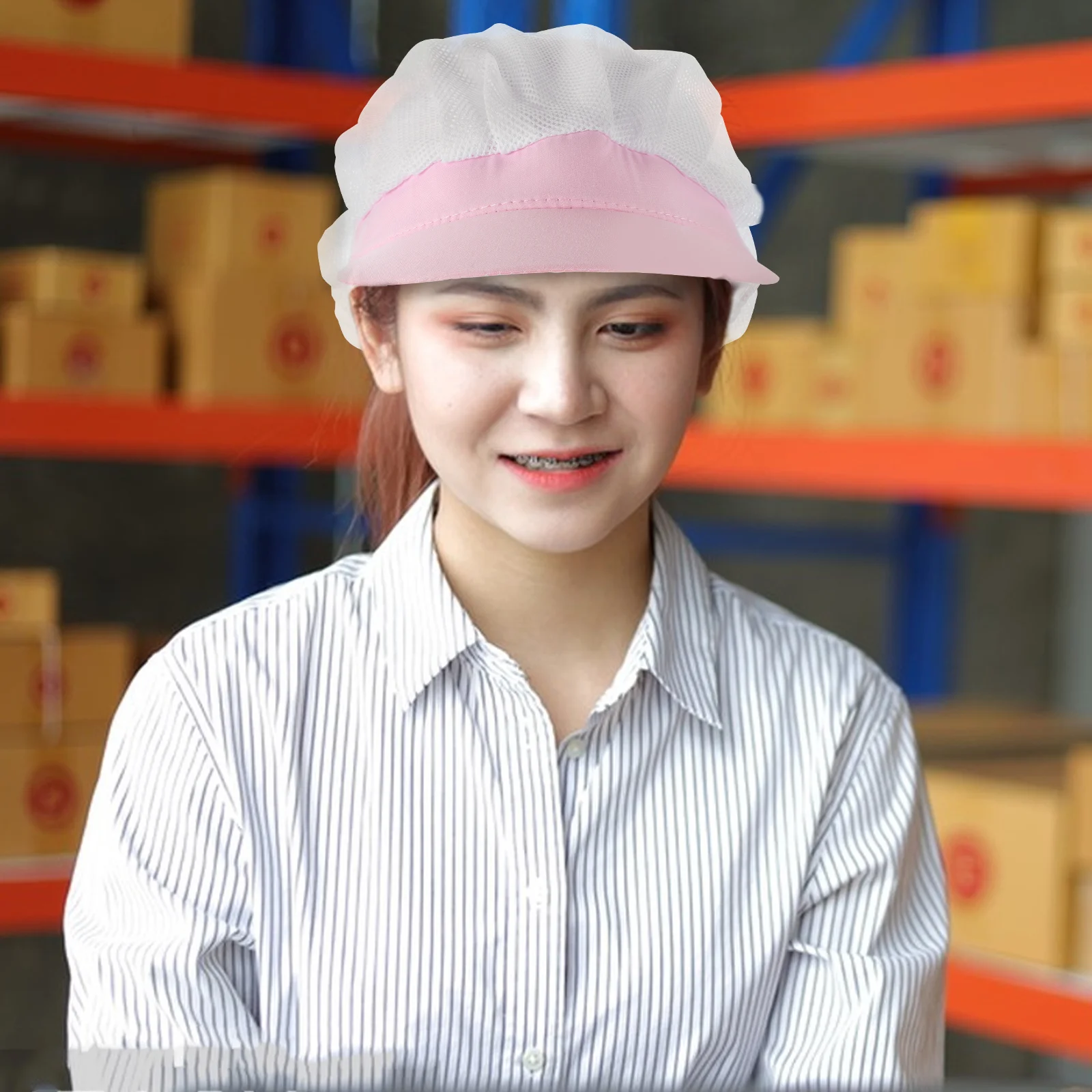 Washable Lightweight Chef Hat for Men Women Breathable Kitchen Cooking Cap Professional Service Uniform Accessory Cleaning