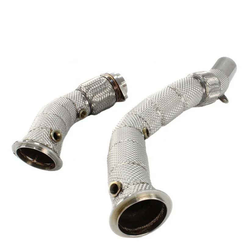 High Performance Exhaust Downpipe quality Stainless Steel Catless downpipe without catalyst For BMW M2C F87 3.0T 2023