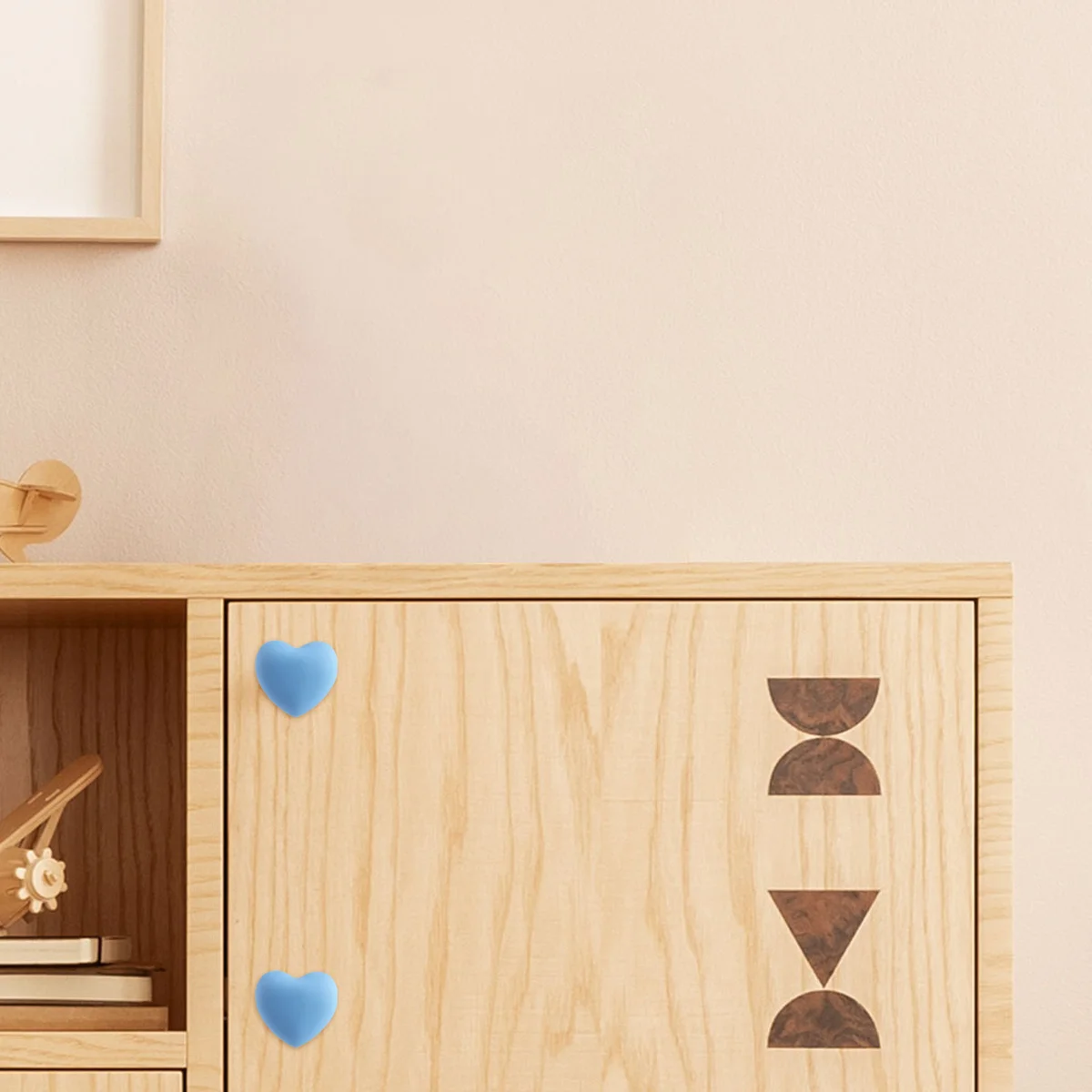 

4Pcs Heart Shaped Handle Creative Cabinet Pull Drawer Wardrobe Furniture Grip Cute Decorative Home Office Use