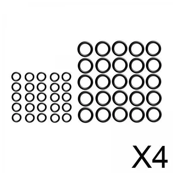 

4x 50Pcs Pressure Washer O Rings Seal Rings for 1/4 3/8 Inch M22 Replacement
