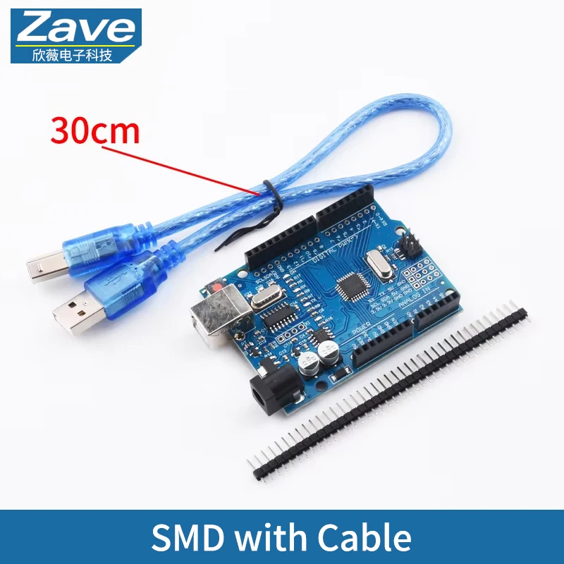 UNO R3 Entwicklungsboard ATMEGA328P CH340 / ATEGA16U2 kompatibel für Arduino mit Kabel R3/R4 UNO Proto Shield Erweiterungsplatine