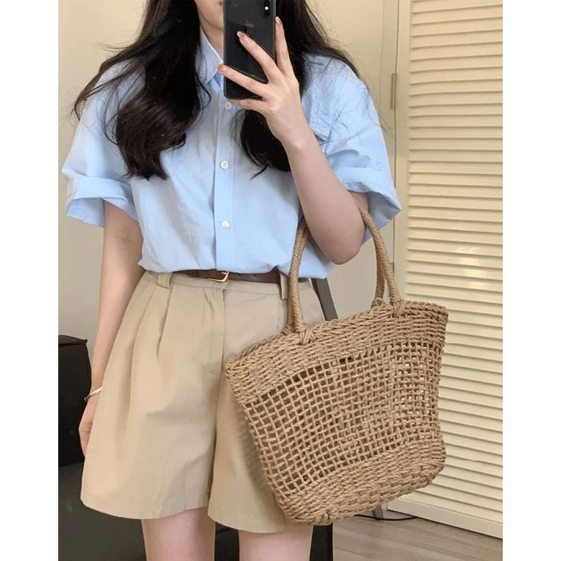 Women's 2026 New Profional Casual Two-Piece Set Sweet And Sal Sle Summer irt orts Outfit Faionable And Comfortable view 2