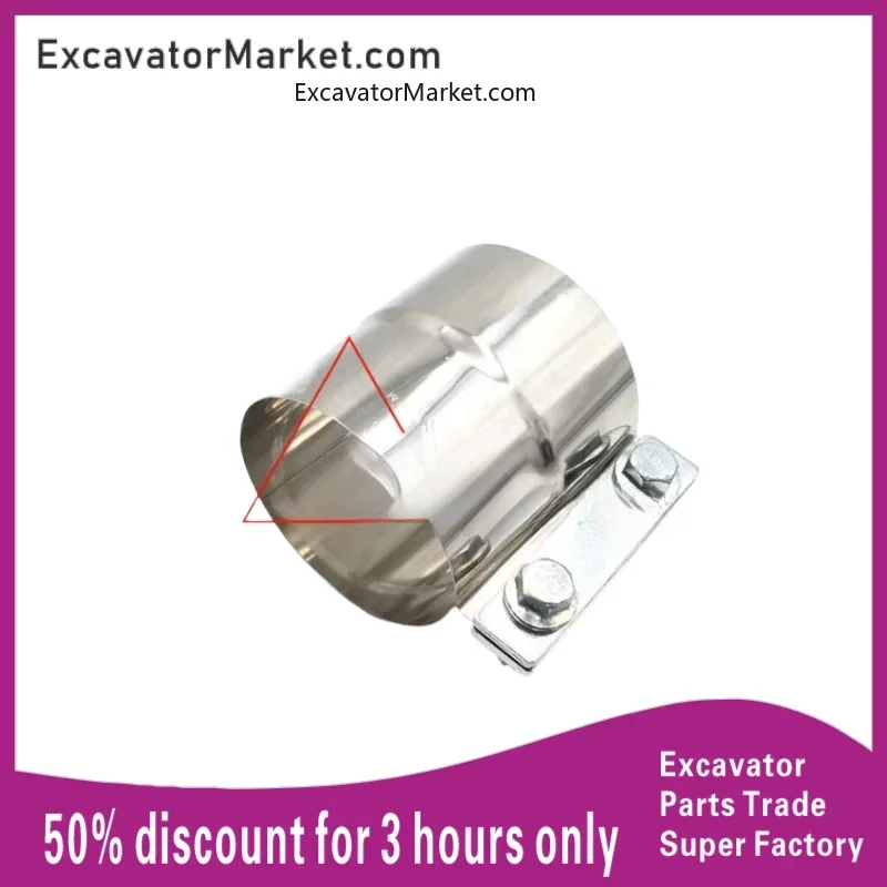 

Excavator Spare Adapted to Komatsu PC60/100/120/200/210/300/350/360 muffler clamp pipe excavator