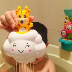 Baby Bath Toy, Bathing Cute Swimming Water Spraying Clouds Shower Bath Summer Sprink Toy Kids Water Playing Bathroom Shower Tool