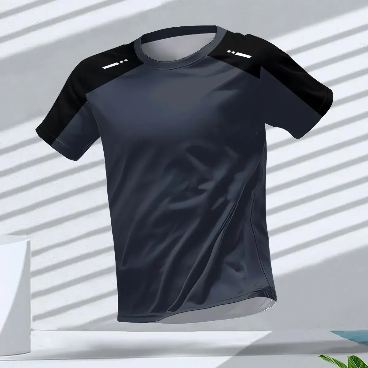 Herren Y2K Sport-T-Shirt Atmungsaktiv Schnelltrocknend Hochwertig Outdoor Lauf- und Trainingsaktivbekleidung – Detail 15
