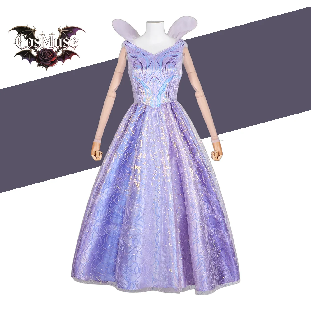 

Glinda Cosplay Costume Woman Dress Crown Outfits Long Sequined for Halloween Carnival Party