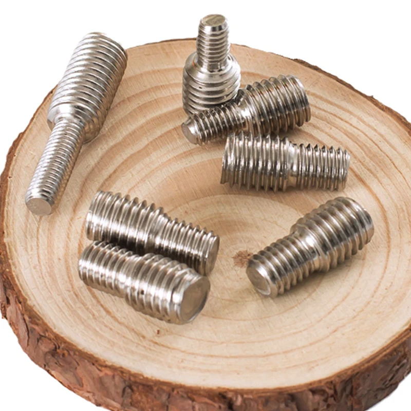 Change Thread Diameter M3~M20 External Thread Double Head Conversion Screw Size Reducer Head Screw Bolt 304 Stainless Steel