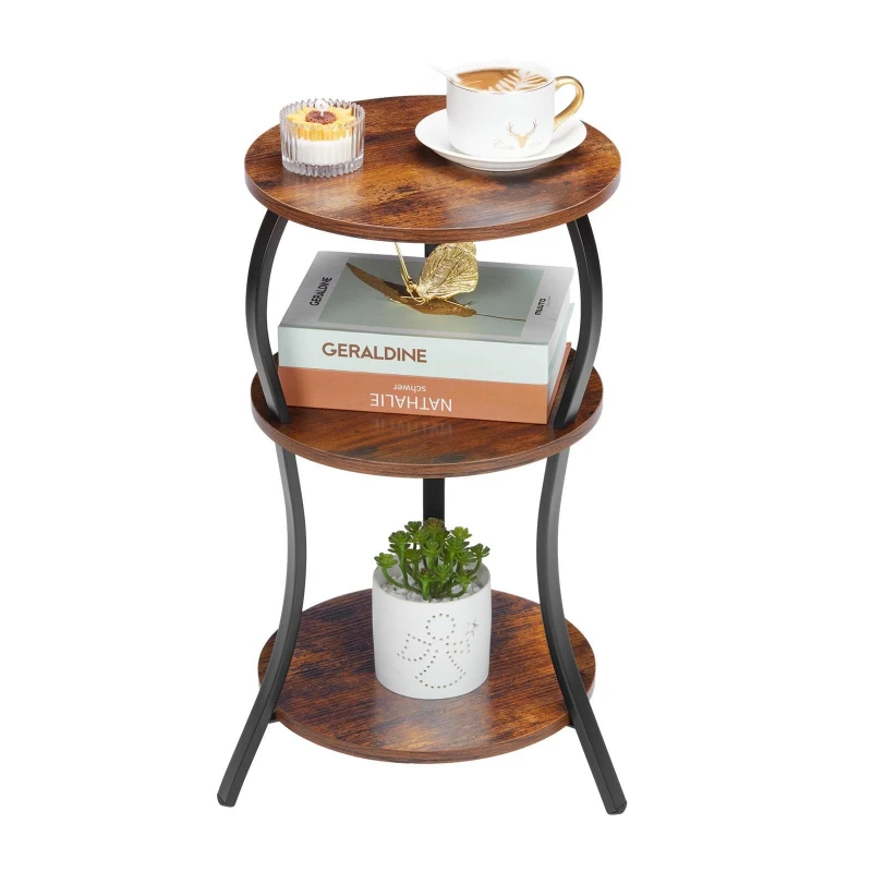 Dining room corner table, small coffee table, bedroom small side table storage rack