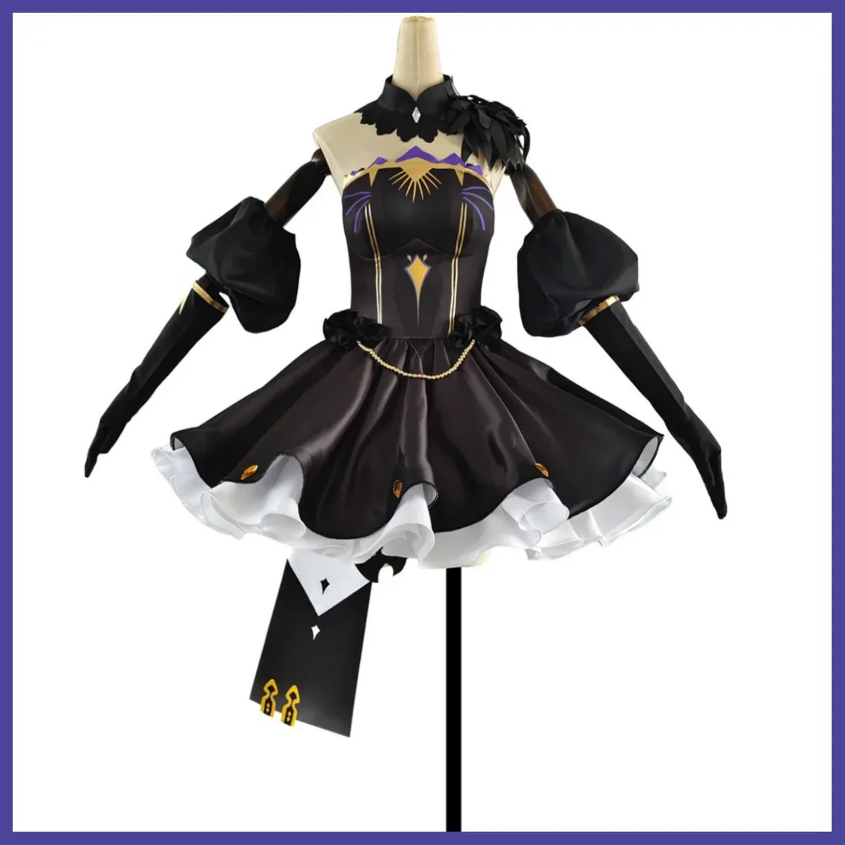 Game Fate/Grand Order Ereshkigal Cosplay Costume Lancer Wig Black Dress Lolita Skirt Woman Sexy Lovely Carnival Christmas Suit