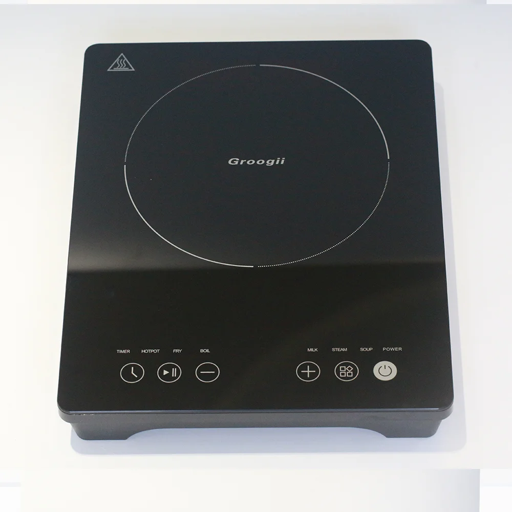 Mini Smart Portable Induction Stove Plate Cooker Electric Touch Screen for Household Use Made of Durable Plastic