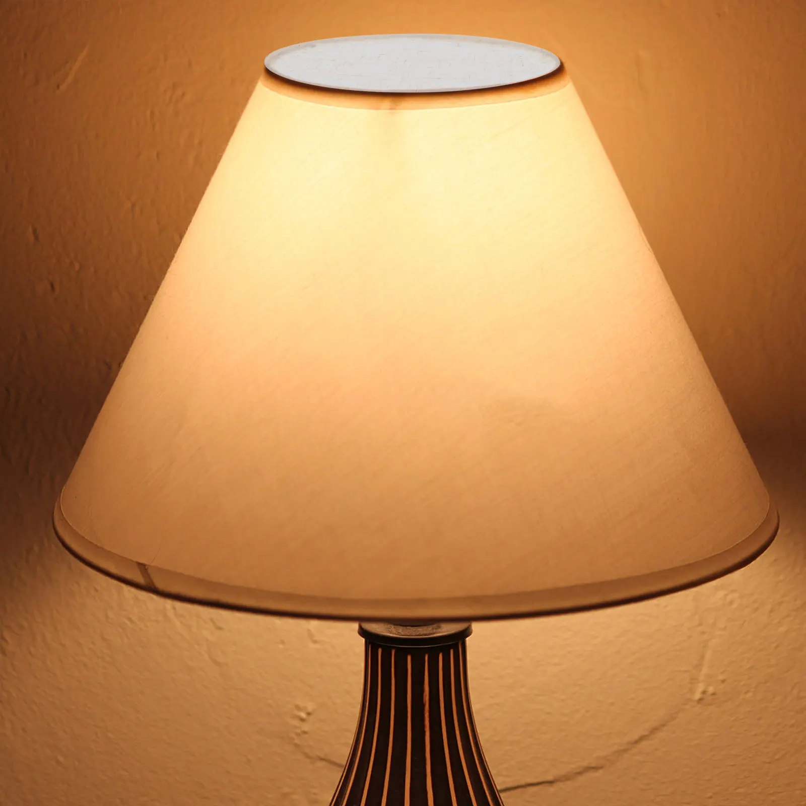 Lampshade Diffuser 2 Pack 16cm Fabric Soft Light Cover for Ceiling Pendant and Recessed Lamps Eye Comfort
