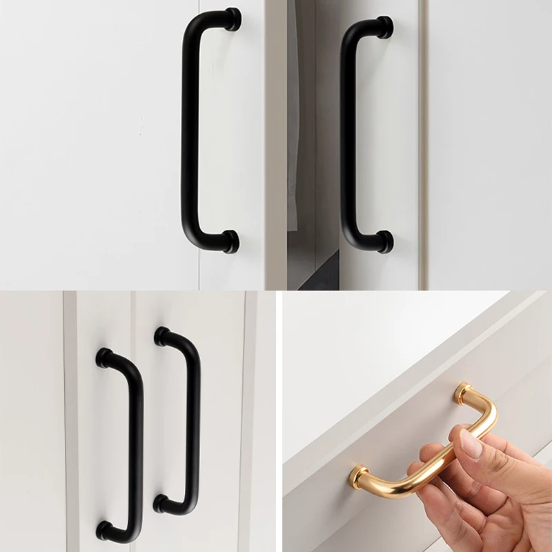 Modern Black Cabinet Handles for Kitchen drawer Cupboard Door pulls and Knobs Gold Furniture Dresser Pulls Curved Trays Handle - AliExpress 13 Modern Black Cabinet Handles for Kitchen drawer Cupboard Door pulls and Knobs Gold Furniture Dresser Pulls Curved Trays Handle - AliExpress 13