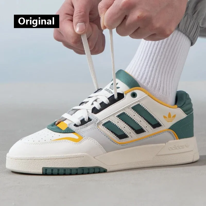 Adidas Originals DROP STEP LOW 2.0 Кроссовки унисекс Мужская обувь в стиле ретро Удобные повседневные кроссовки IG1907