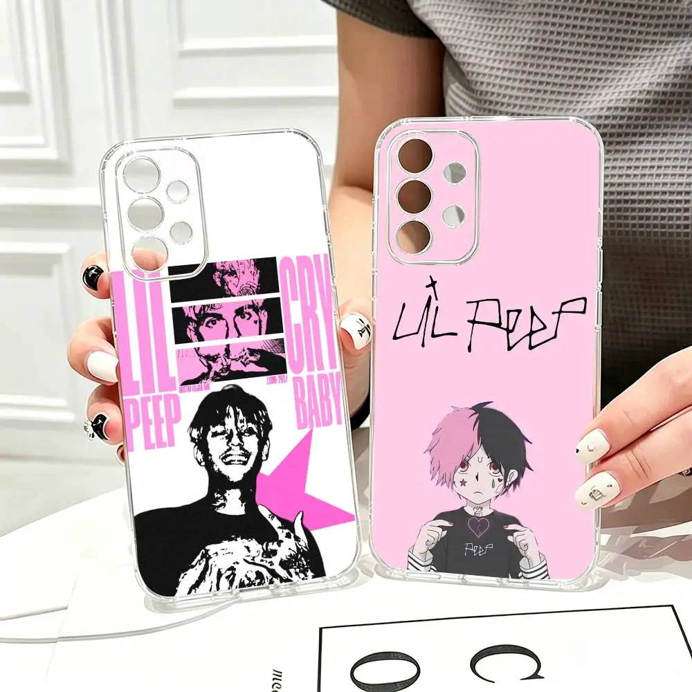 Tribute Hot Rapper LIl Peep  Phone Case For Samsung S25,S24,S21,S22,S23,S30,Ultra,S20,Plus,Fe Transparent Cover