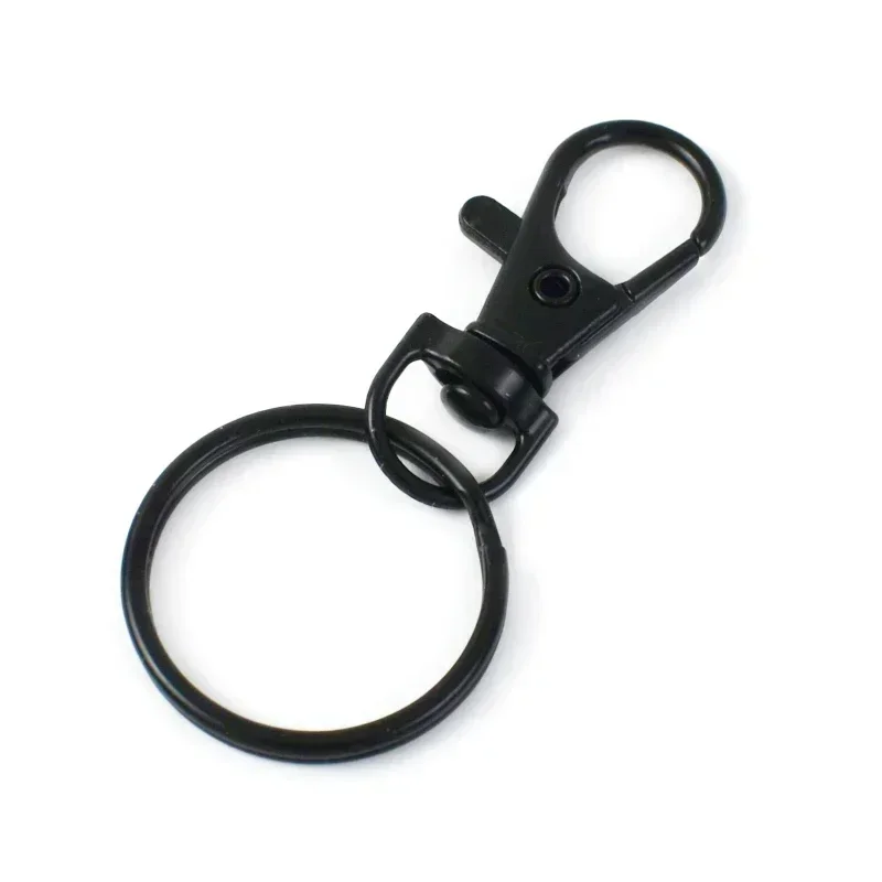 Meetee 20/30/40/50Pcs Swivel Loster Verschlüsse 25mm Metall Clip Schnallen Keychain O Ring haken Hund Kragen Tasche DIY Hardware Zubehör