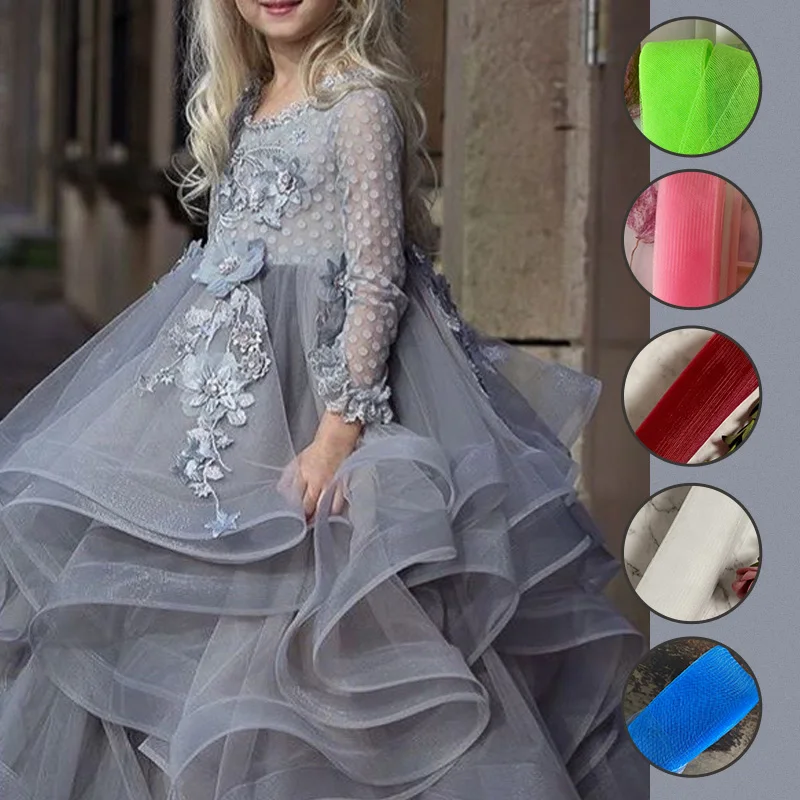22 Meter Flat Stiff Plain Hard Crinoline Horsehair Mesh Braid Ribbon For Diy Sewing Petticoat Wedding Dress Hat Accessories
