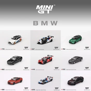 MINIGT 1:64 BMW M3 Touring M4 CSL GT3 I7 750IL colección de modelos fundidos a presión juguetes en miniatura