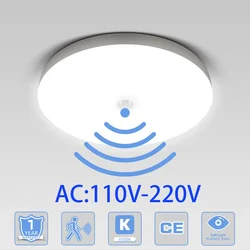 Modern LED Ceiling Lamps 110-220V PIR Motion Sensor 12/15/20/30/40W Led Ceiling Light for Kitchen Modern Lamp Living Room