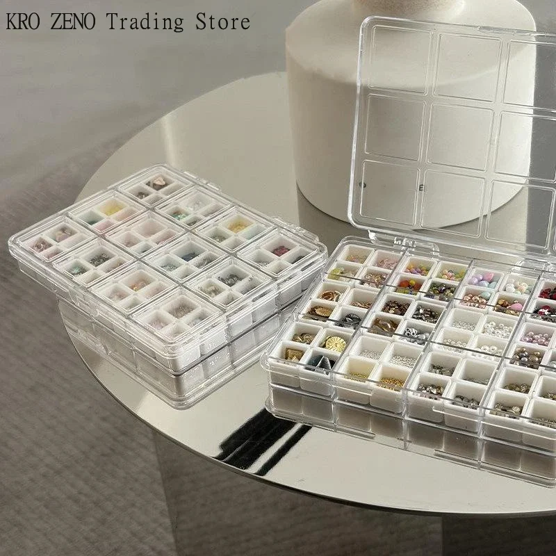 48 Grids Nail Accessories Storage Box Mini Compartment Jewelry Storage Box