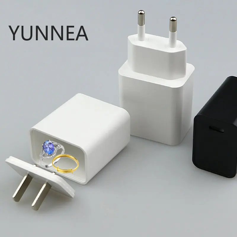 

1PCS Private Money Box Fake Charger Plug Secret Home Diversion Stash Can Safe Hiding Jewelry ⁣⁣⁣⁣Hidden Storage Box