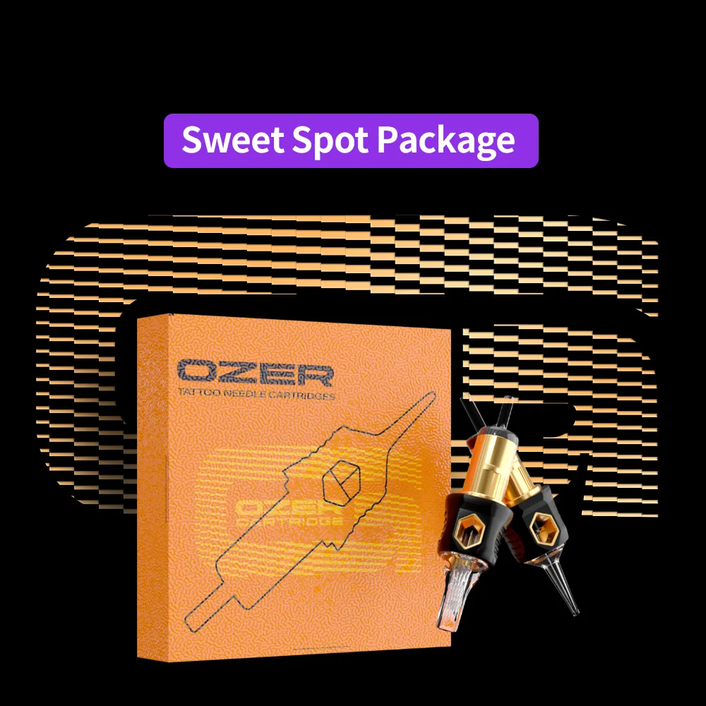 OZER Tattoo Cartridge Needles permanent makeup machines Disposable Sterilized Safety Tattoo Needle For Machines Tattoo Supplies