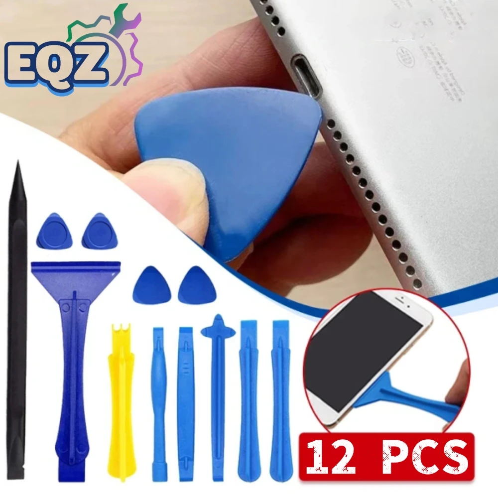 12PCS Plastic Pry Bar Repair Kit Blade Opening Tools for Electronic Equipment Kits Screen Opening Tool for Mobile Phone Repair