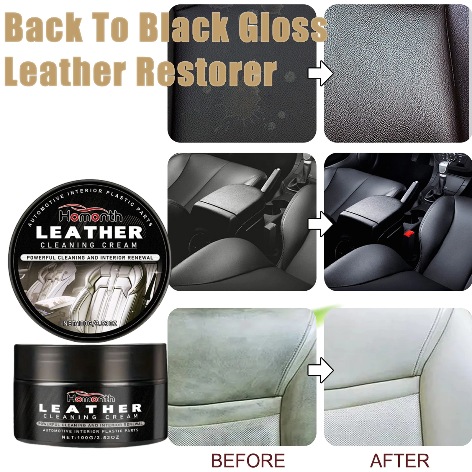Lederspülung, langlebig, für Autositze, Polieren, Nährpflege, Lederpflegecreme für Leder, Hosen, Taschen, Schuhe, Möbel