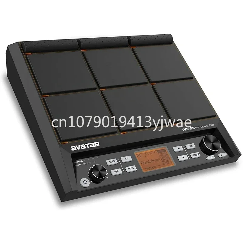 PD705 Percussion Pad 9-Sample Pad All-in-one Multipad Tabletop Electric Drum Set