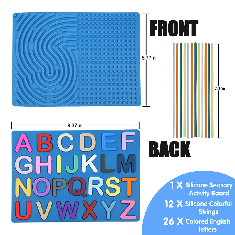 

Игрушка Монтессори, доска для сенсорной деятельности, настольная игра, силиконовые детские игрушки, облегчение тревоги, вращающиеся сенсорные игрушки для снятия стресса, подарки для детей