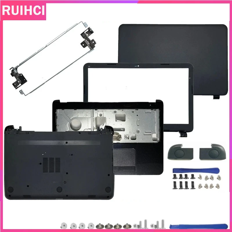 For HP 15-T 15-H 15-G 15-R 15-Z 250 G3 255 G3 Laptop LCD Back Cover Front Bezel Hinges Palmrest Bottom Case 761695-001