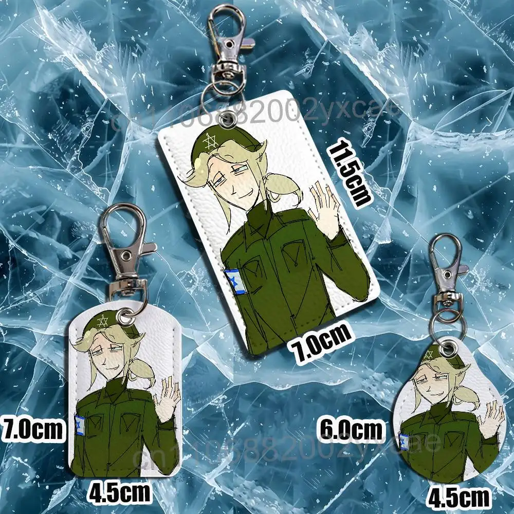 Cartoon characters Yana Ongezellig Mymy Keychain Holder Suitable For Subway Bank Card Bus Card Case Badge Holder Wallet Card view 5
