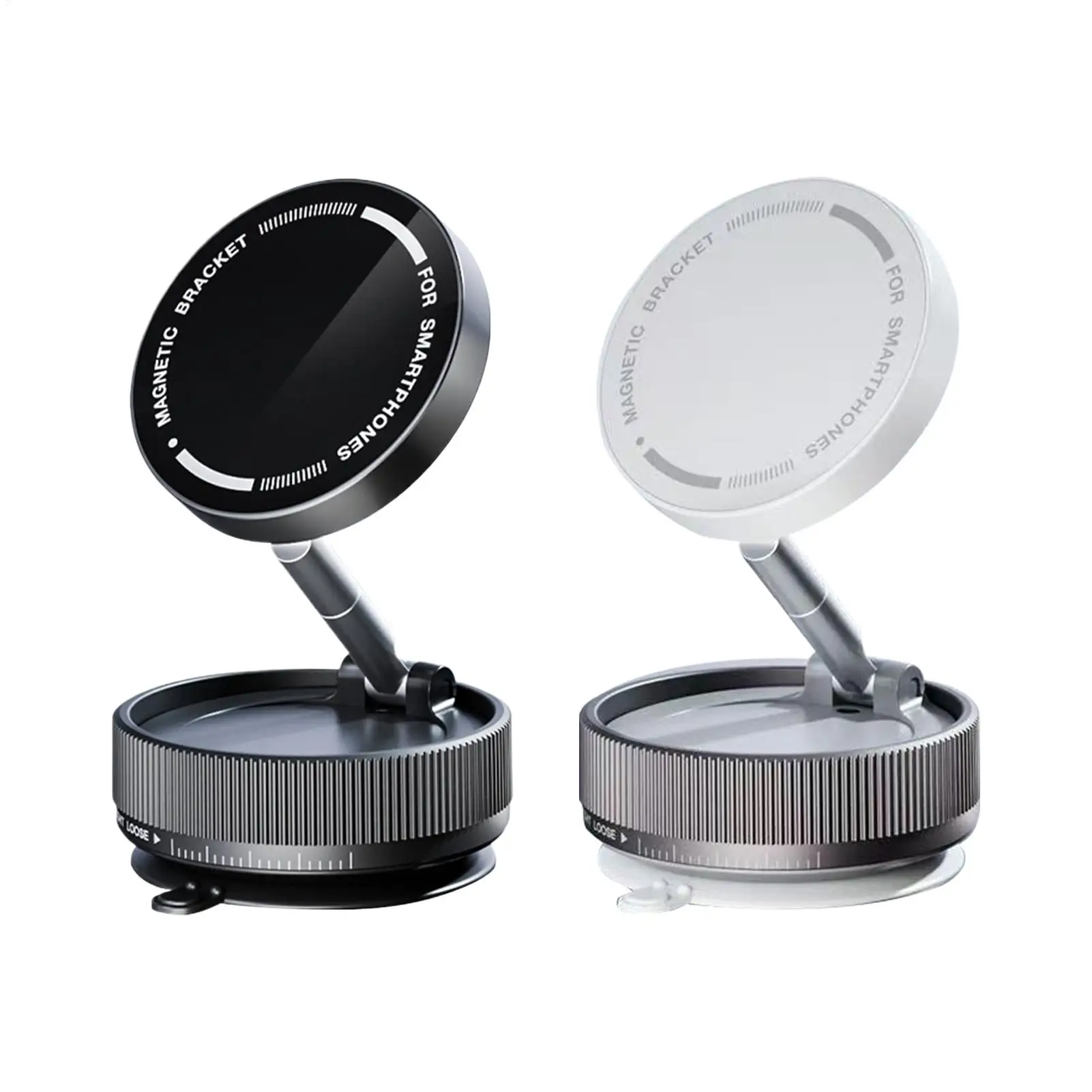 

Magnetic Car Phone Holder Magnetic Adjustable Suction Cup Car Phone Mount For Driving Gym Bedroom Office Desk Kitchen Travel