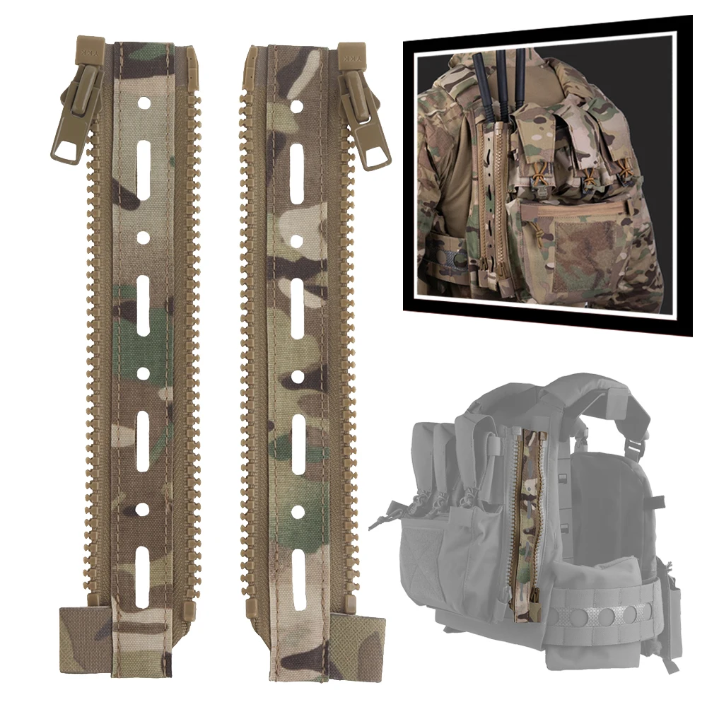 

Tactical Back Panel Zipper Adapter Kit for FCPC V5 Vest, Zip-on Expansion Accessory, Compatible with Various Gear Backpanels